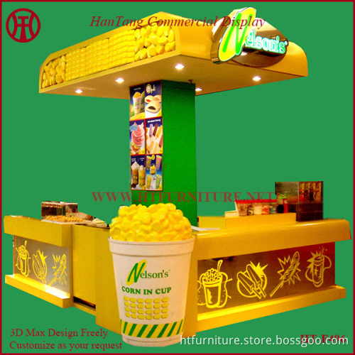 Baking paint sweet cup corn kiosk for sale